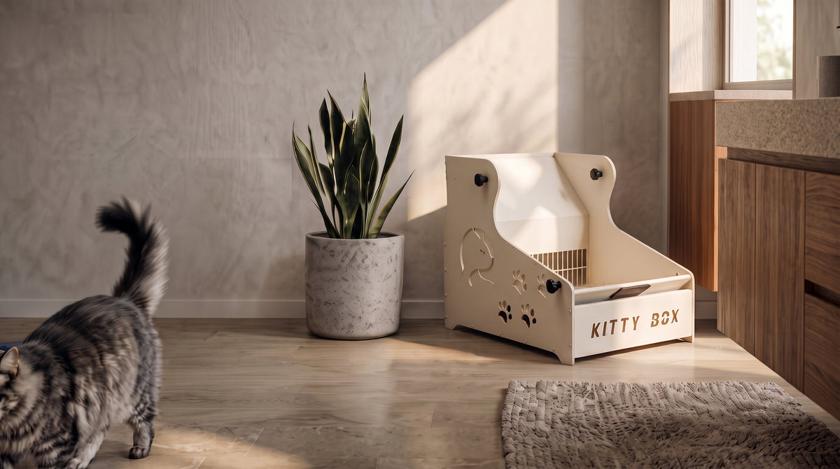 Kitty Box Metal Kedi Tuvaleti | Döner Elek Sistemi